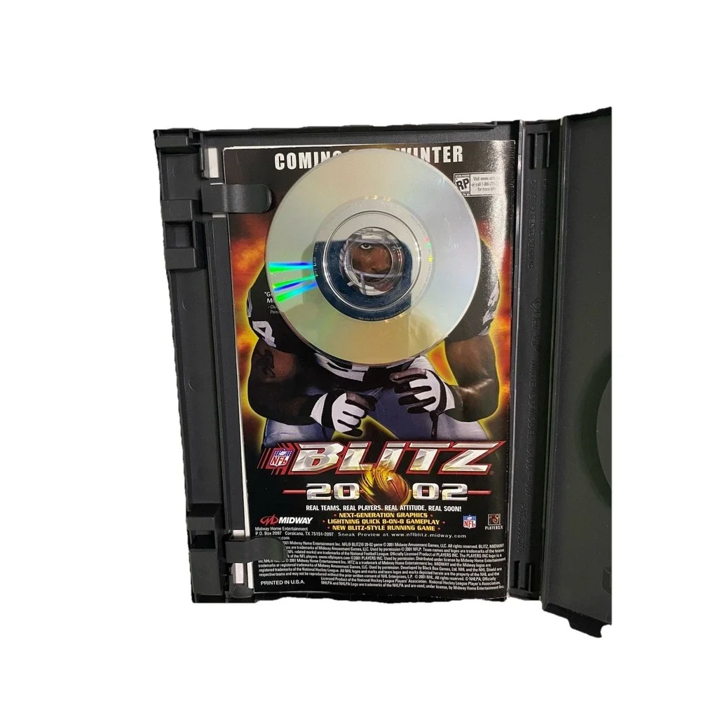 NHL Hitz 2002 (Nintendo GameCube, 2001) CIB Complete Box Manual Midway Tested
